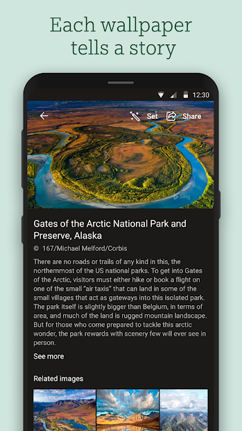 Screenshots Tải hình nền Bing đẹp, chất lượng cao