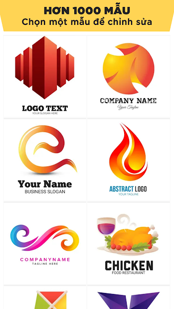 Screenshots Logo Maker 3D: Tự Tạo và Thiết kế Logo miễn phí Cute Wallpapers Studio