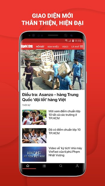 Screenshots Báo Tuổi trẻ - Tuoitre.vn: Cập nhật tin tức nóng hổi, mới nhất 24/7