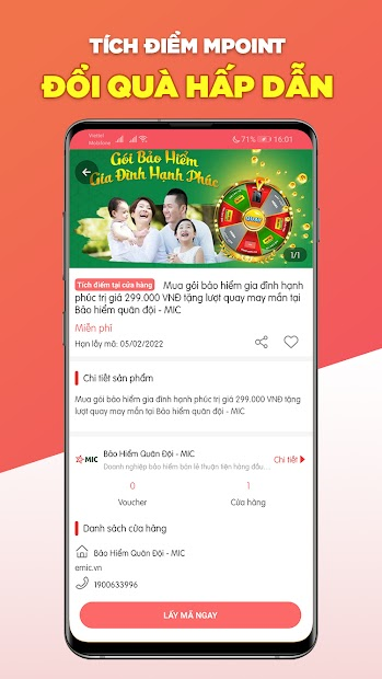 Screenshots Mega1 - Vui mỗi ngày: Săn ưu đãi, khuyến mãi hàng ngày