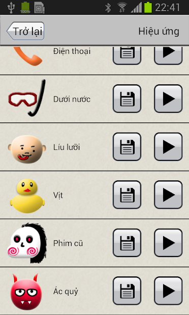 Screenshots Voice changer - Ứng dụng thay đổi giọng nói nam, nữ, em bé,...