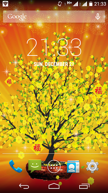 Mai vàng ngày Tết: Mai vàng luôn là biểu tượng của Tết Nguyên Đán, nó mang lại niềm hi vọng và niềm vui cho mọi người. Trong ngày Tết, tiếng ve râm ran cùng hình ảnh mai vàng và đèn lồng sẽ làm cho mọi người cảm thấy ấm cúng và yên bình. Trang trí hình nền điện thoại với hình ảnh mai vàng và cầu chúc tốt đẹp sẽ giữ gần hơn với truyền thống Tết của người Việt.