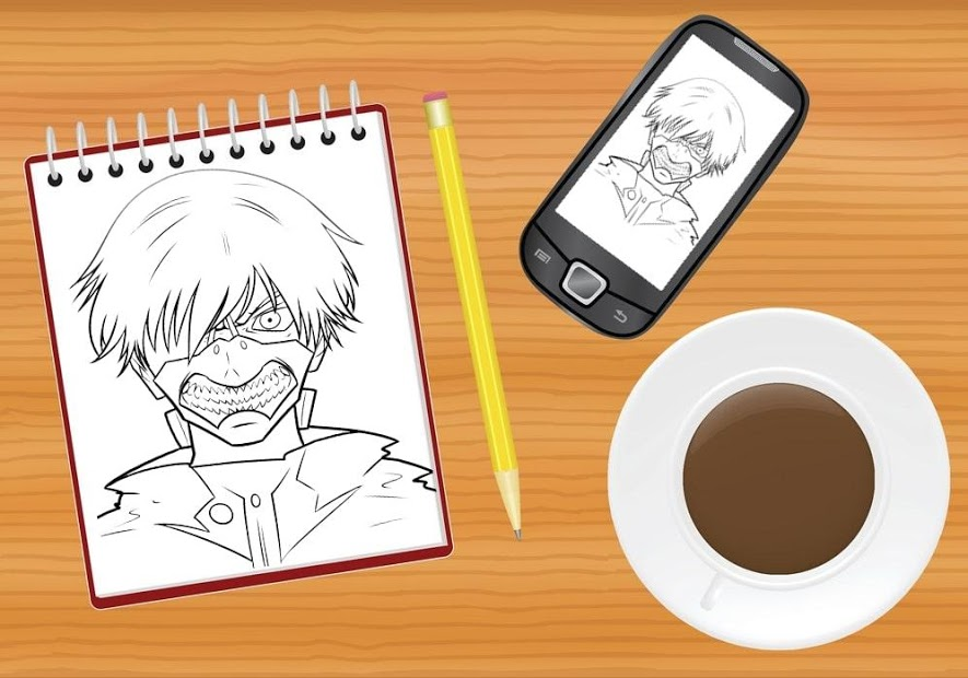 Ứng dụng Hướng dẫn vẽ nhân vật phim hoạt hình anime | Link tải ...