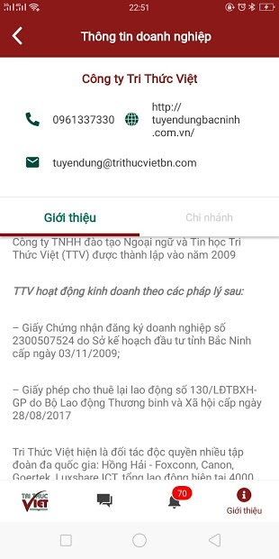 Screenshots Việc làm Bắc Ninh: Tổng hợp nhiều việc làm tại Bắc Ninh