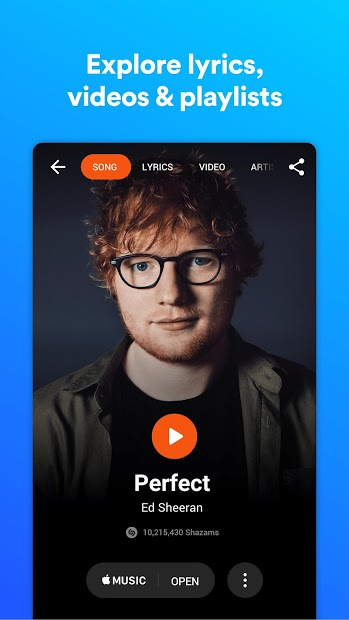 Screenshots Shazam - Ứng dụng tìm kiếm nhạc nhanh chóng