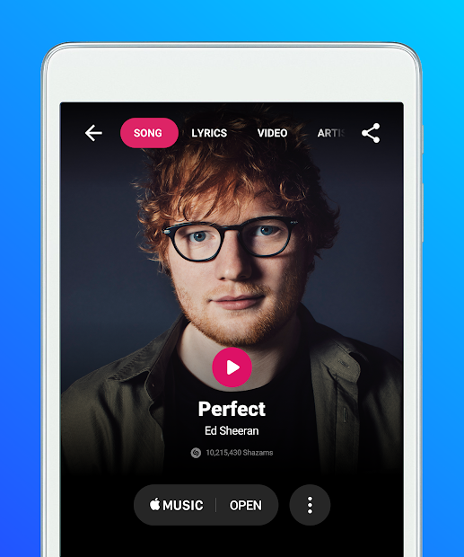 Screenshots Shazam - Ứng dụng tìm kiếm nhạc nhanh chóng
