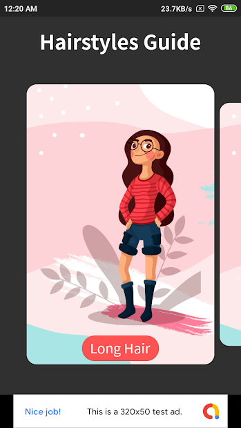 Screenshots Offline Hairstyles Step by Step for Girls: Tạo kiểu tóc cho cô gái theo từng bước