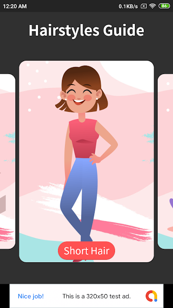 Screenshots Offline Hairstyles Step by Step for Girls: Tạo kiểu tóc cho cô gái theo từng bước