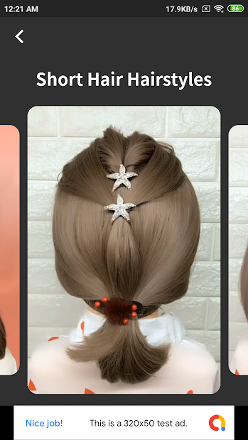 Screenshots Offline Hairstyles Step by Step for Girls: Tạo kiểu tóc cho cô gái theo từng bước