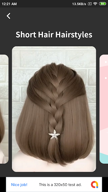 Screenshots Offline Hairstyles Step by Step for Girls: Tạo kiểu tóc cho cô gái theo từng bước