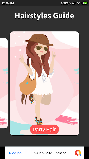 Screenshots Offline Hairstyles Step by Step for Girls: Tạo kiểu tóc cho cô gái theo từng bước