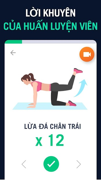 Screenshots Bài Thử Thách Thể Lực 30 Ngày - Leap Fitness Group