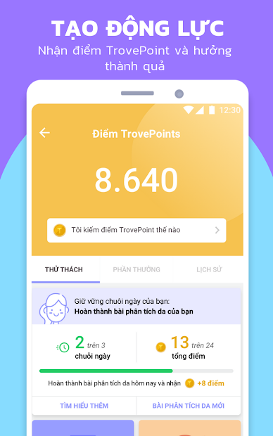 Screenshots TroveSkin - Đồng Hành Cùng Bạn Chăm Sóc Da