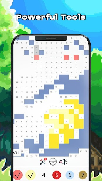Screenshots Pikapi - Color By Number Sandbox Pixel Art: Hướng dẫn bé tô màu theo từng con số