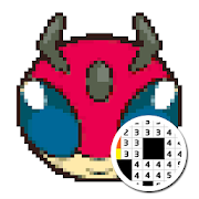 Pikapi - Color By Number Sandbox Pixel Art: Hướng dẫn bé tô màu theo từng con số