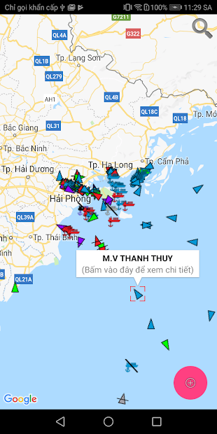 Screenshots Quản lý tàu - Giám sát hoạt động và hành trình của tàu