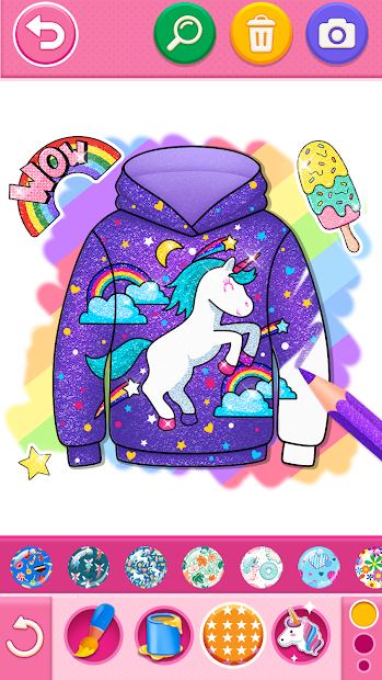 Screenshots Glitter dress coloring and drawing book for Kids: Sách tô màu váy đầm lấp lánh cho bé