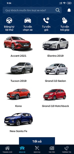 Screenshots Hyundai ME! - Hỗ trợ dịch vụ và cập nhật các thông tin về hãng xe Hyundai