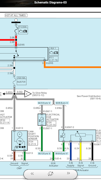 Screenshots Carmin - Sơ đồ mạch điện ô tô