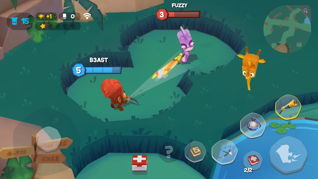 Screenshots Zooba: Fun Shooting Battle - Sinh tồn trong vườn thú vui nhộn
