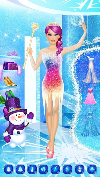 Screenshots Ice Queen - Dress Up & Makeup: Làm tóc và trang điểm cho búp bê
