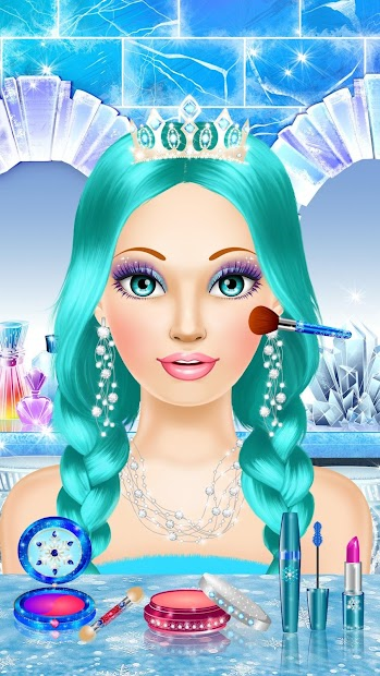 Screenshots Ice Queen - Dress Up & Makeup: Làm tóc và trang điểm cho búp bê