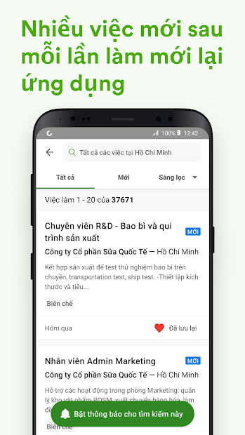 Screenshots Jobstreet - Tìm việc làm, tuyển dụng, xin việc