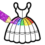 Ứng dụng Dresses Coloring Book: Sách tô màu váy đầm cho bé | Link ...