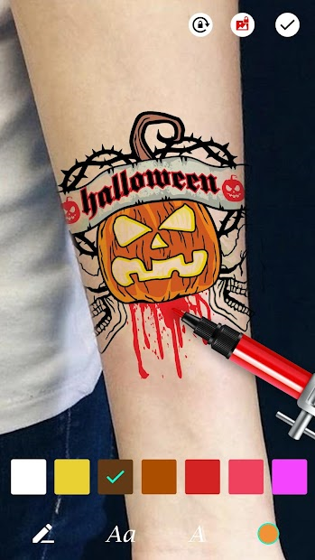 Screenshots Tattoo Maker - Tạo ảnh hình xăm độc đáo