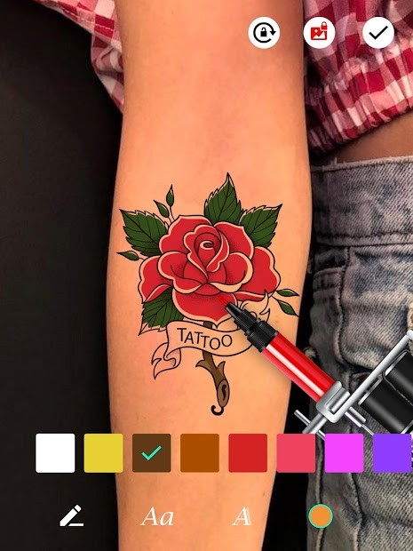 Screenshots Tattoo Maker - Tạo ảnh hình xăm độc đáo