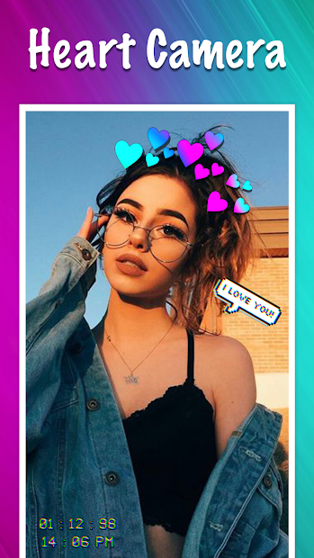 Screenshots Heart Camera - Heart Crown Photo Editor: Chỉnh sửa ảnh vương miệng và trái tim