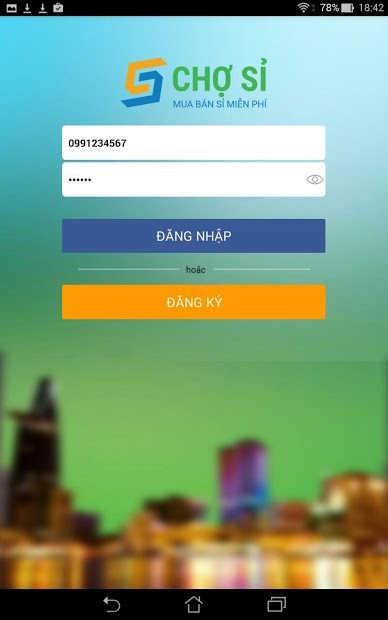 Screenshots Chợ Sỉ Online: Mua bán hàng hóa Online
