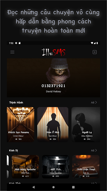 Screenshots IlluSMS - Phong cách đọc truyện tin nhắn mới lạ