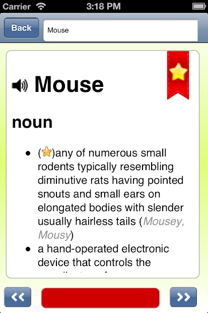 Screenshots English Dictionary - Từ điển Anh - Anh Offline
