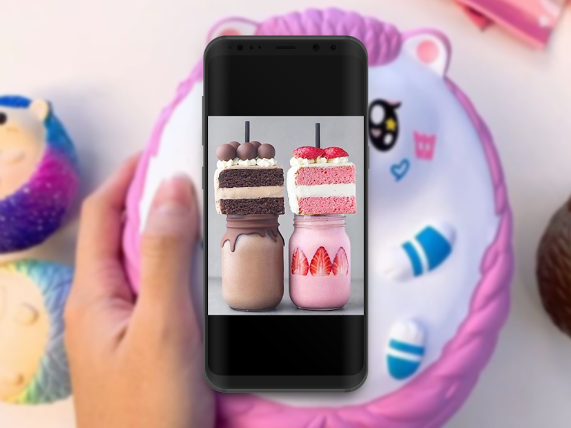 Screenshots Squishy Wallpapers: Cung cấp nhiều hình nền đáng yêu