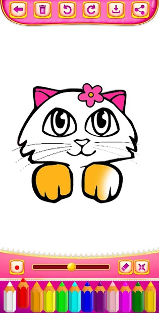 Tranh Tô Màu Mèo Kitty Dễ Thương Và Người Tuyết  PDF