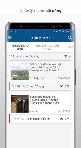 Screenshots Batdongsan.com.vn - Đăng Tin: Ứng dụng thông minh cho nhà môi giới hiện đại
