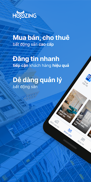 Screenshots Hoozing App-Siêu thị bất động sản Hoozing
