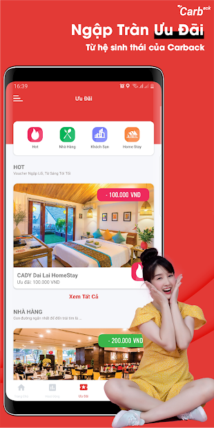 Screenshots Carback - Ứng Dụng Đặt Xe Tiện Chuyến