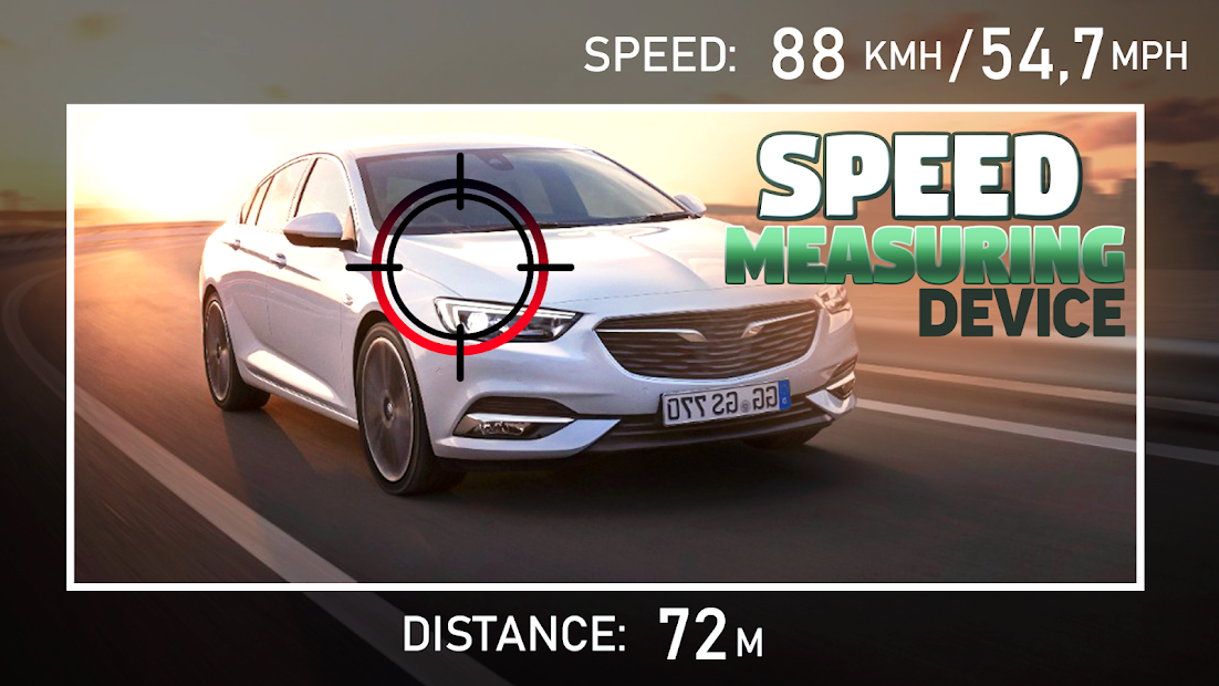 Screenshots Thiết bị đo tốc độ: Đo tốc độ xe máy, ô tô