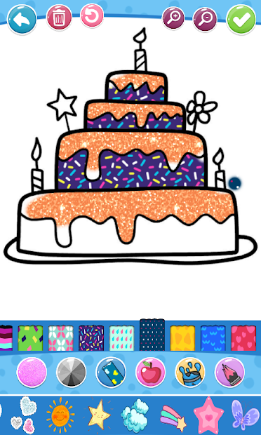Tổng hợp hơn 50+ mẫu tranh tô màu bánh sinh nhật siêu đáng yêu cho bé