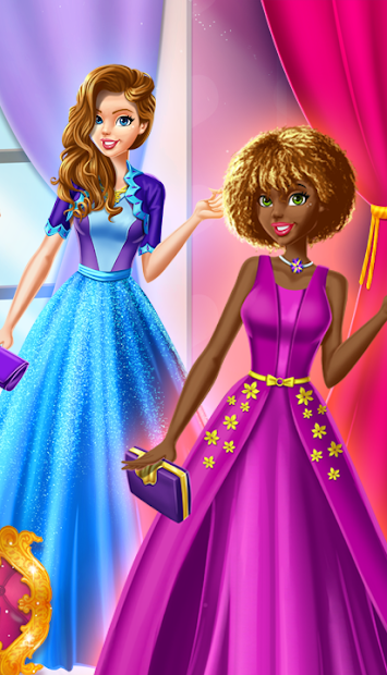 Set 2 búp bê barbie kèm váy công chúa cho bé gái