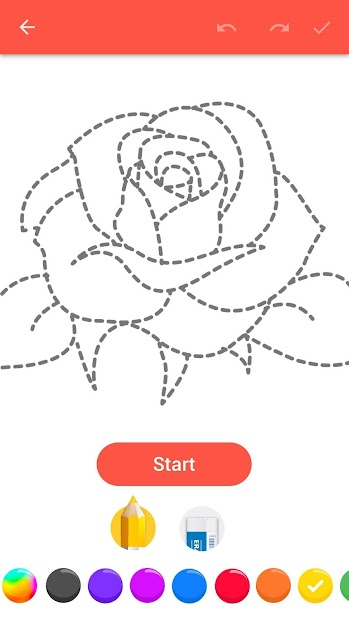 Screenshots How To Draw Flowers - Hướng dẫn cách vẽ hoa