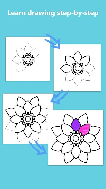 Screenshots How To Draw Flowers - Hướng dẫn cách vẽ hoa