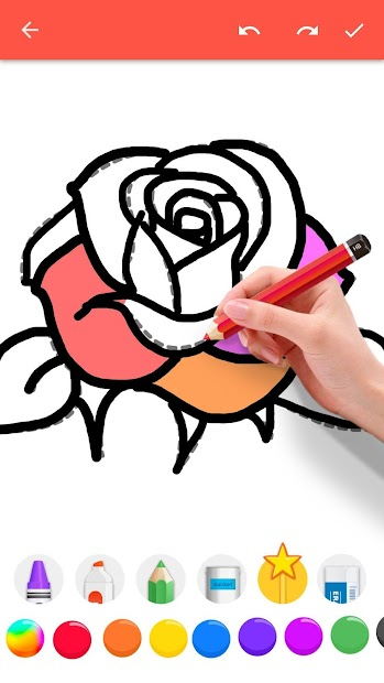 Screenshots How To Draw Flowers - Hướng dẫn cách vẽ hoa