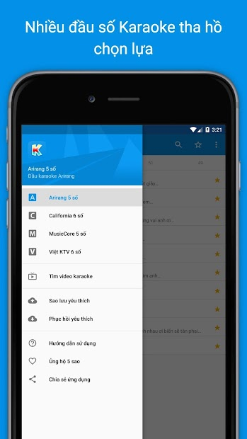 Screenshots Mã số Karaoke Vietnam: Tra cứu hơn 50.000 mã karaoke 5 số, 6 số