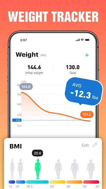 Screenshots Giảm Cân trong 30 ngày: Ứng dụng giúp bạn giảm cân nhanh chóng
