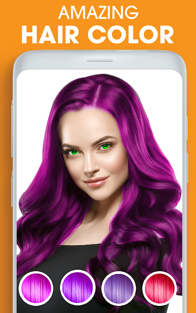 Screenshots Eye, Hair Color Changer: Thay đổi, chỉnh sửa màu tóc, mắt của bạn