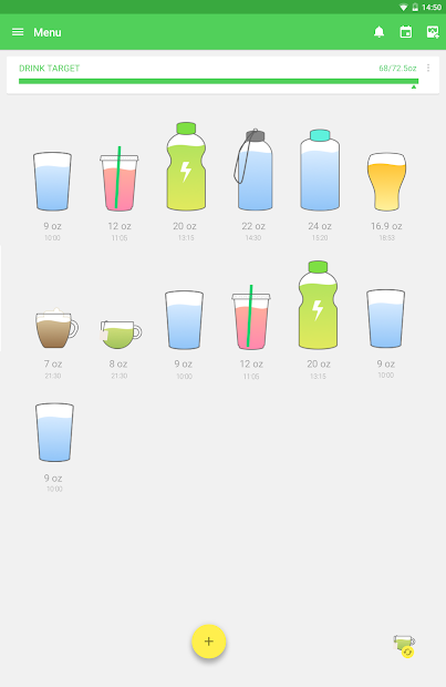 Screenshots Water Drink Reminder: Nhắc uống nước, hẹn giờ uống nước