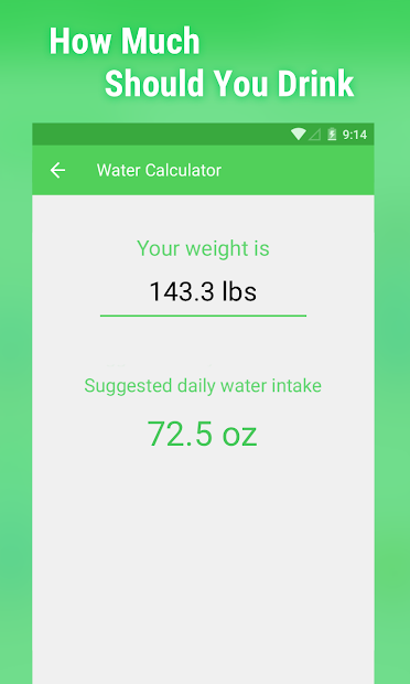 Screenshots Water Drink Reminder: Nhắc uống nước, hẹn giờ uống nước